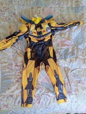 Hasbro Yellow and Black Superhero Robot Costume